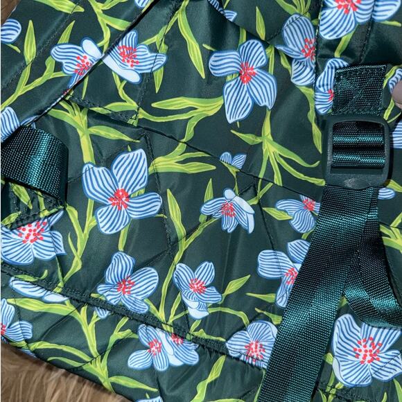New Vera Bradley Essential Large Backpack Charlotte Stems Ultralight main image 11